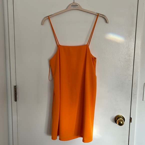 zara-dresses-brand-new-neon-orange-zara-summer-dress-poshmark